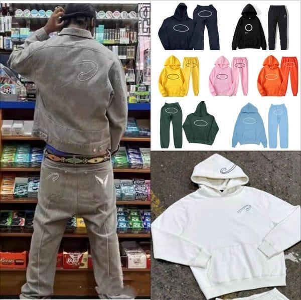 Color: Black - Size: XL - Pattern printing Minimalist Loose Casual Jeans and Denim Jacket Designer Men's Tracksuits New Advanced