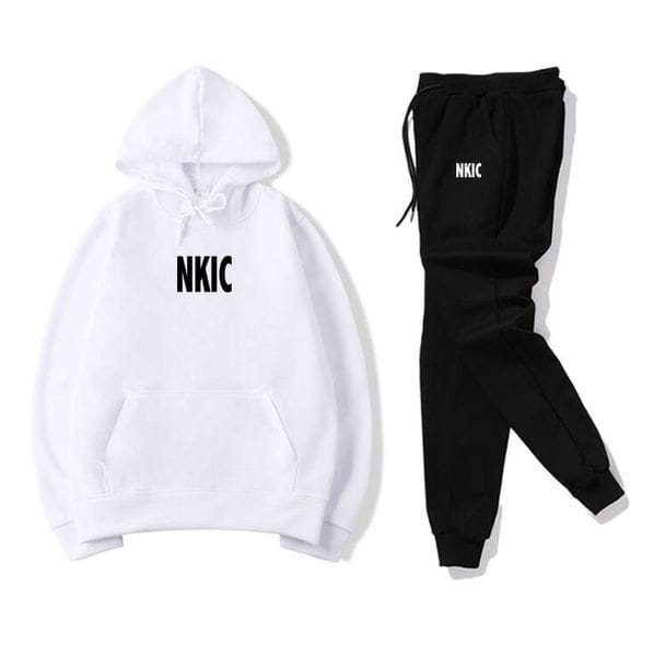 Color: Red 1 - Size: XS - Adult: yes - Spring Brand Men Hoodies Sweatshirt Sweatpants Suit Autumn Winter Warm Tracksuit Sets Men's Hooded Outwear