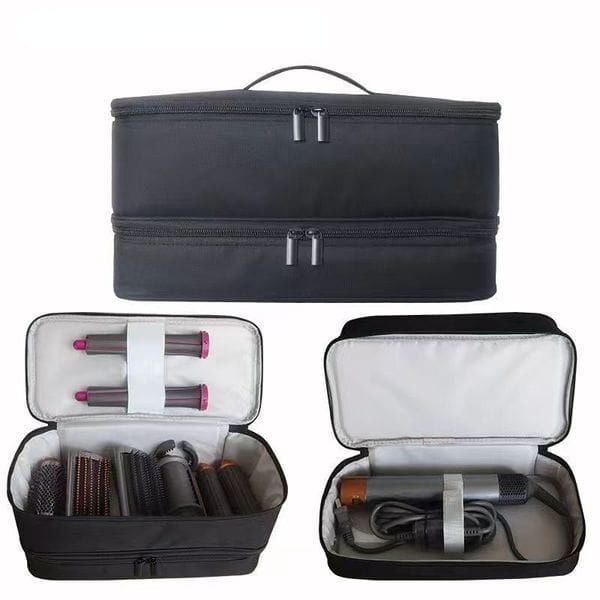 hair curler curling iron storage bag hair divider Storage box Storage box Double zipper bag Multifunctional travel storage bag