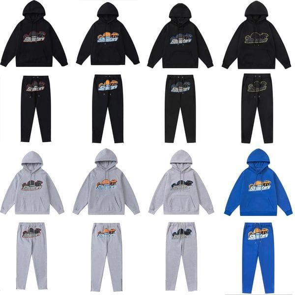 Color: 8833-blue-pants - Size: Size S - designer tracksuit sweat pants mens set joggers men sportswear tracksuit designer sweatsuit pullover hooded long sleeve embroidery sweatshirts hoodie track suit