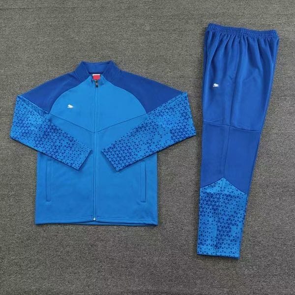 Color: P6 - Size: 2XL - Man tracksuit long-sleeve set sweatshirt sweatpants two-piece fitness fluorescent quick-dry clothing football jersey