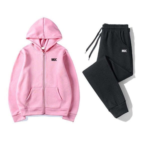 Color: Gray - Size: XS - Adult: yes - Men Suits Letter Print Fashion Sets Casual Pullover Brand Tracksuit 2 Piece Hoodies Sweatshirts Sweatpants Set Plus Size S-3XL