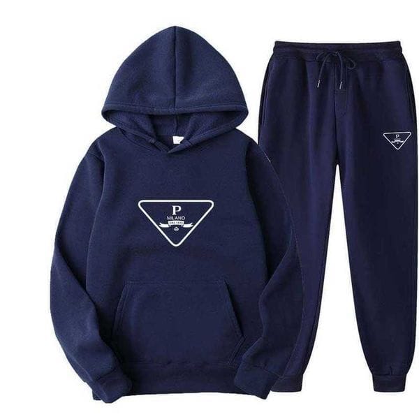 Color: Pink - Size: XXXL - Mens Designer Tracksuit Sweat Men's Tracksuits streetwear Sweatshirt sets casual sports suit pullover autumn and winter fleece warm jacket men hooded two-piece set