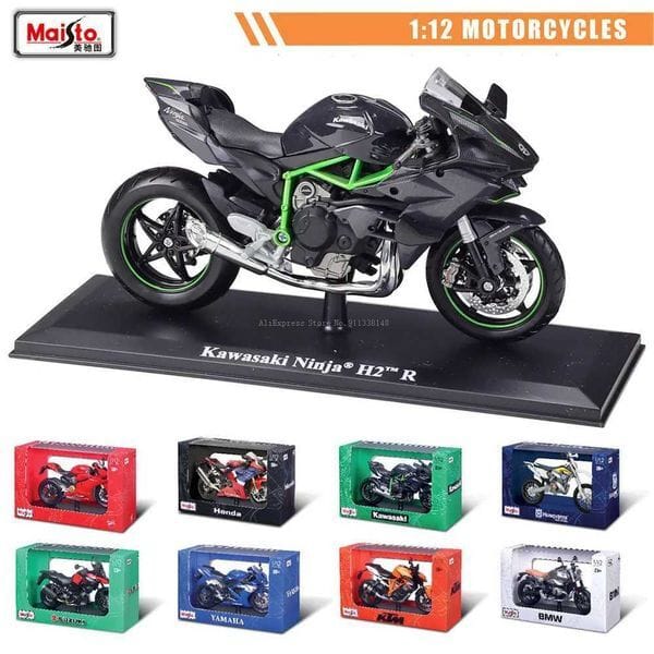 Maisto 1 12 BMW Kawasaki Suzuki Yamaha KTM alloy motorcycle original authorized die-casting model toy car series gift W241126