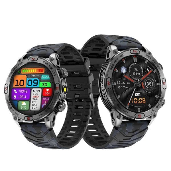 2024 New Outdoor Sports GPS Mens Smart Watch 1.43-inch Amoled HD Screen Compass wireless connections Call Heart Rate Waterp X2412261