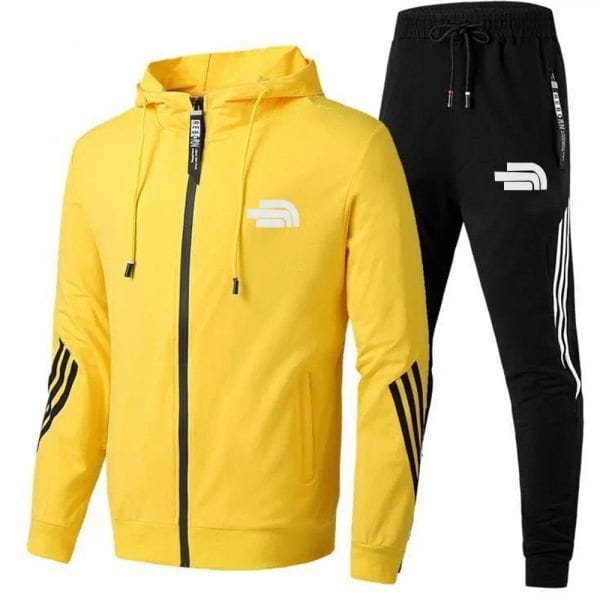 Color: 2. - Size: 4XL (90kg-100kg) - Letter Print Tracksuit Men Designer Suit Zipper Couple Hooded jackets hoodies Sweatpants basketball football sports suit Asian Size S-XXXXL