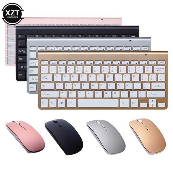 2.4G Wireless Keyboard and Mouse Protable Mouse Combo Set For Notebook Laptop Mac Desktop PC Computer Smart TV X250203