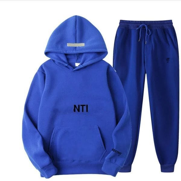 Color: Red 1 - Size: S - Men's Tracksuit Unisex Designer Hooded Long Sleeve Shirt & Pants Set -Fashion Brand Casual Loose Hoodies Tracksuit