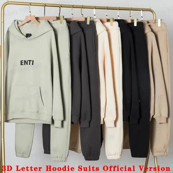 Color: #5-Apricot Set - Size: M - Fashion Plush Hoodie Men Tracksuits Man Womens Designer Hoodies Streetwear Tracksuit Loose Hoodies Multicolor Suit Hiphop Mens Warm Streetwear Pullover Suits S-XL