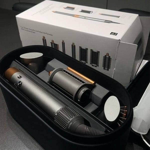 Color: Macaron color(4 in 1) - Electric Hair Curler Multi Function Curling Iron Hair Curler Hair Dryer Professional Adjustable Temperature Hair Curling Tool Womens Mens