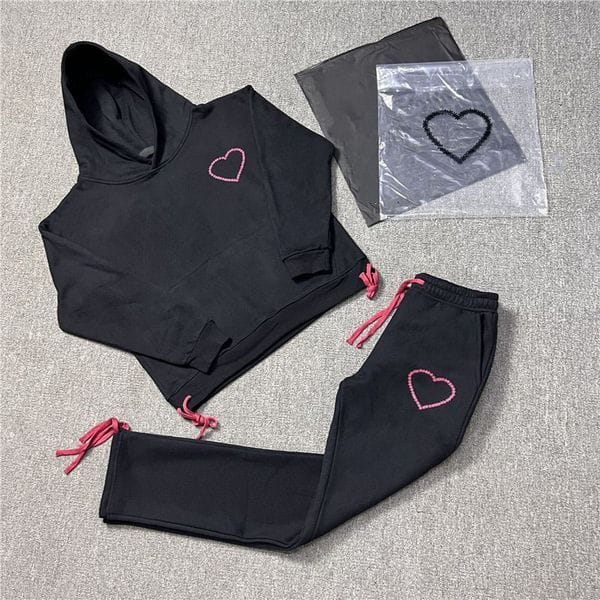 Color: P2 - Size: S - Athleisure Men's Designer Tracksuit Korean Version Cotton Sweatshirt Suits Hooded Hoodie Ensemble