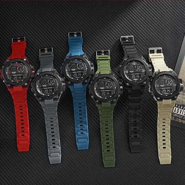 Men Waterproof Sports Watches Multifunction Electronic Watches Anti Drop and Shock-absorbing Wristwatches X2506091