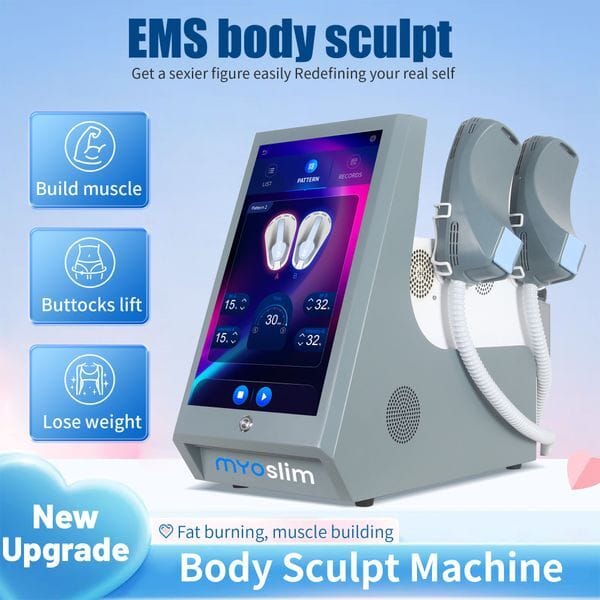 Professional Myoslim NEO 6500W RF Machine Hi-EMT Body Sculpting Fat Burning EMS Body Slimming Muscle Sculpt Stimulation Equipment