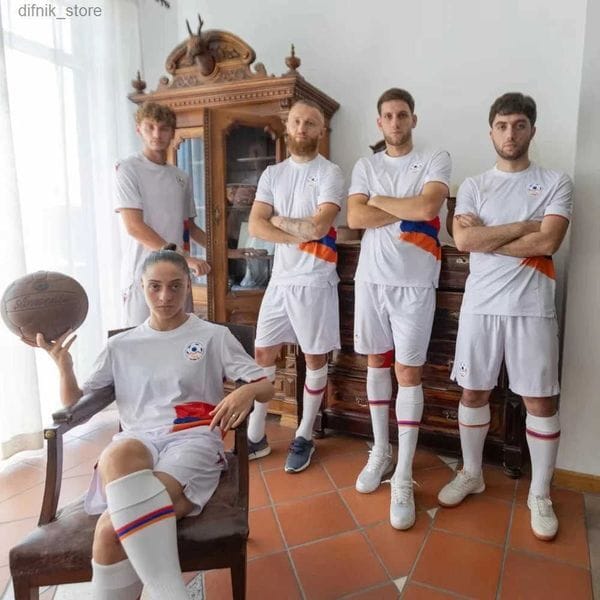 Color: T181339 - Size: 140_size - 2025 Hot Selling Mens Armenia Football Shirt Youth Kids Sport Oversized Training Uniform Breathable Unisex Soccer Jersey y250603PZ6I