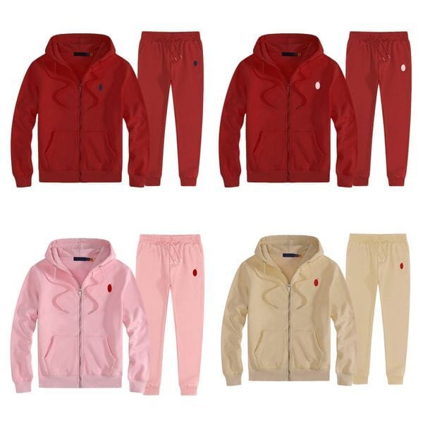 Color: A2 - Size: S - Designer Hoodie Men's Tracksuits Trendy pony Embroidery Printed Set Men's and Women Hoodie Set 2-Piece Casual Sports Hoodie Pants SIZE S-3XL