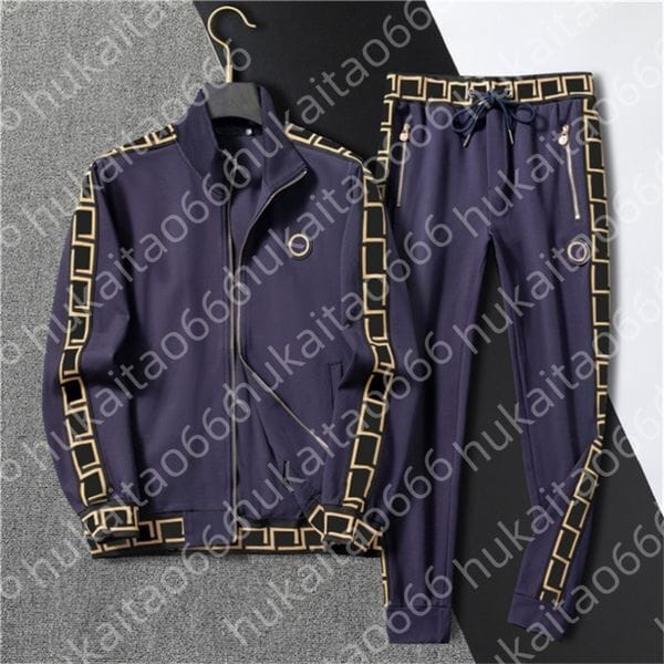 Color: Tomato - Size: 2XL - Adult: yes - Designer Men's Autumn Athletic Wear Combo - Embroidered Suit with Elastic Waist Pants for Maximum Comfort