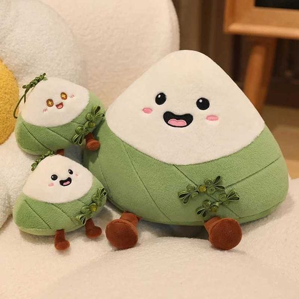 Color: 14cm Star Eyes. - Dragon Boat Festival Plush Toy Kawaii Rice Dumpling Pillow Cushion Cute Chinese Knotting Decor Green Bag Pendant Y250627
