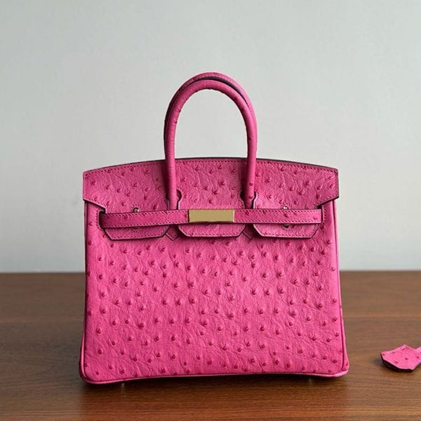 Color: A6 - Top quality Designer Totes Bag Premium Pink Handbag Wallet Ostrich leather Shoulder Bag Fashion Women's Large Capacity Commuter Bag Handbag