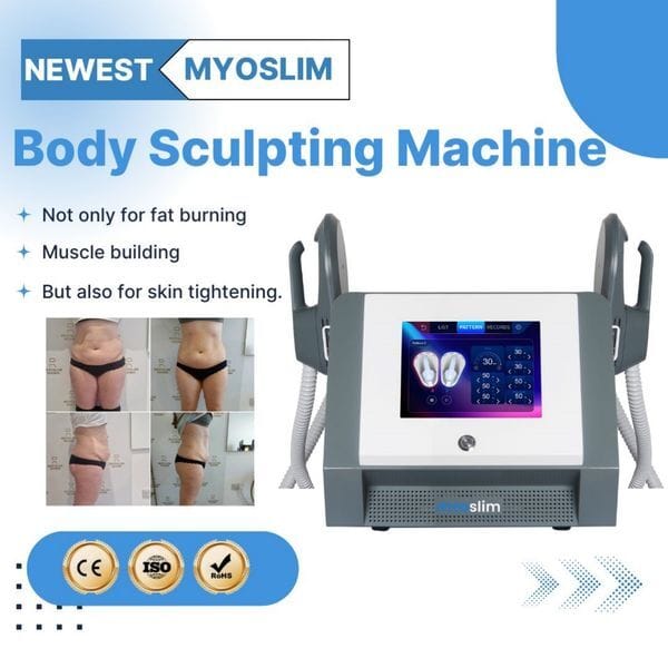 Muscle Stimulation Machine Myoslim Professional Fat Reduction Body Sculpting Slimming Device For Beauty Salon Or Home Use Effective Body Shaping