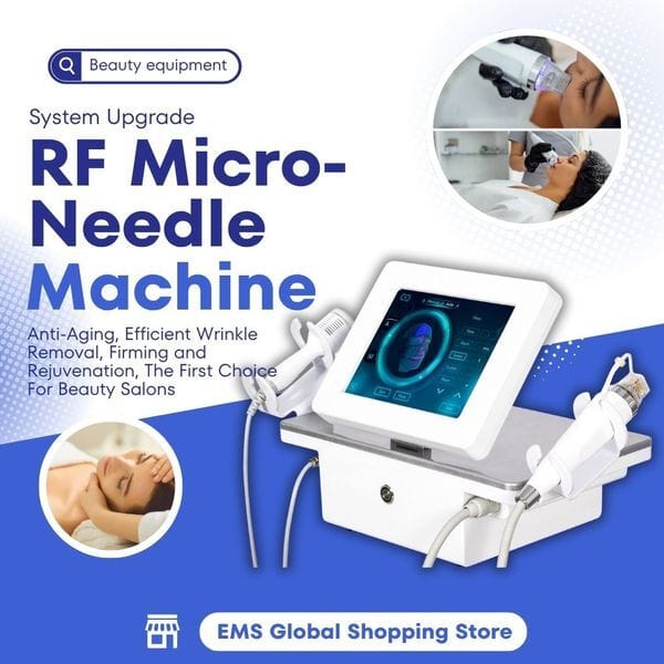 Radio Frequency Microneedling Machine For Stretch Mark Treatment Beauty Salon Equipment For Skin Lifting and Anti-Aging