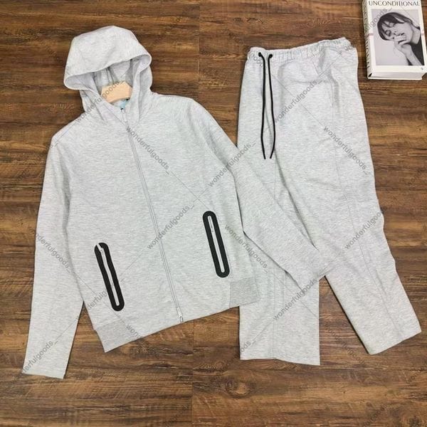 Color: Skyblue-pants - Size: L - Mens tracksuit sport suits tech fleece nocta tracksuit Designer Hoodie Jacket with Jogger Trousers