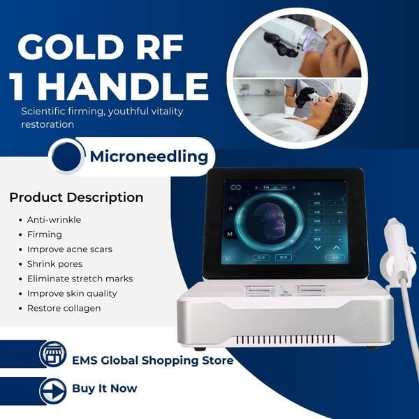 RF Facial Treatment Machine With Microneedle Technology For Skin Firming Beauty Salon Equipment For Export
