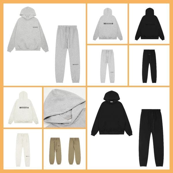 Color: S1 - Size: L - Men's Trendy Tracksuit Designer Minimalist Letter Printing Loose Casual Hoodies Pants Outdoor Sport Classic Unisex Streetwear