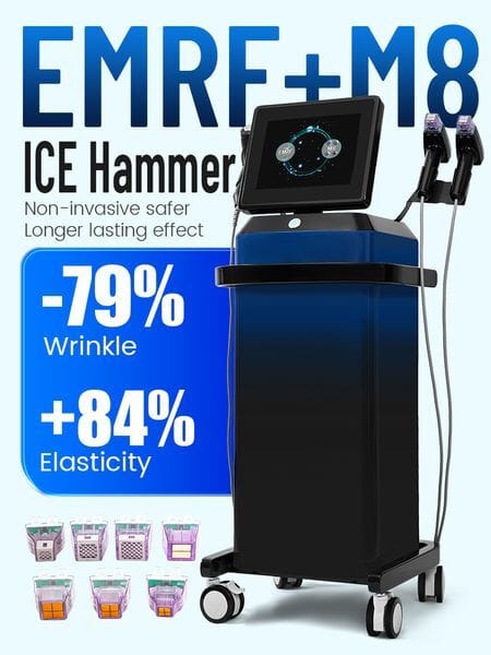 3-in-1 electromagnetic radiation protection with ice hammer, non-invasive to the body and face