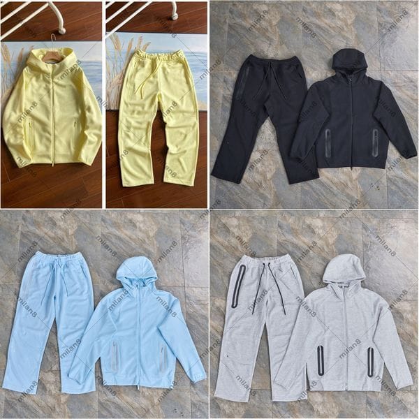 Color: Black-crew - Size: M - mens designer tracksuit sports Sets classic tracksuit tech fleece nocta tracksuit Hoodie Jacket with Jogger