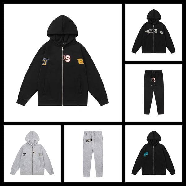 Color: B2 - Size: M - Men's Tracksuits Hip-Hop Deasigner Letter Printed Pullover Hoodies Classic Y2K Causal Cotton Loose Size S-XL