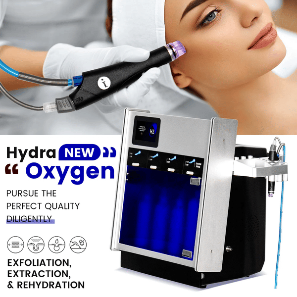 Microdermabrasion Skin Rejuvenation Blackhe Oxygen Skin Treatment H2O2 Small Bubbles Deep Cleans Blackheads and Acne Machine CE/ROHS