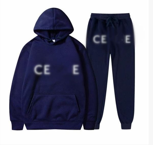 Color: Ivory - Size: S - Men's Tracksuits Fashion designer Luxury Pullovers Sweatshirt Sets Men Hoodie Two Pcs Pants Sports Shirts Fall Winter Track Suit