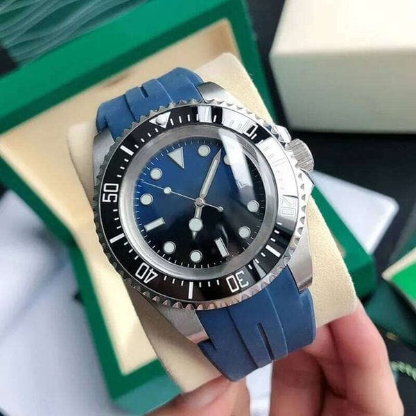 Color: DepSea-7 - Watchs for Women Clean Factory Multifunctional AAAAA Waterproof Watch Stainless Steel 904L with Box Sapphire Glass Automatic Mechanical Relojes