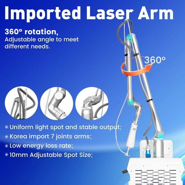Professional Fractional 10600nm Co2 Laser Skin Imperfections Including Wrinkles Fine Lines Photodamage Uneven Skin Tone And Skin Laxity Machine