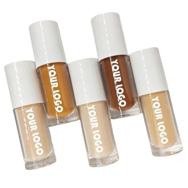 Color: Pink - OEM Logo custom 21 hot Colors Liquid Concealer Waterproof Oil Control Private Label Conceale