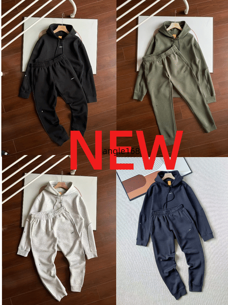 Color: Tomato - Size: 2XL - Adult: yes - Mens Womens Nocta Hoodies Pants Tracksuits Jackets Tracksuit Tech fleece Full Zip Hooded Sweatshirt Loose Pants Man Black White Grey Techfleece Sports Suit A