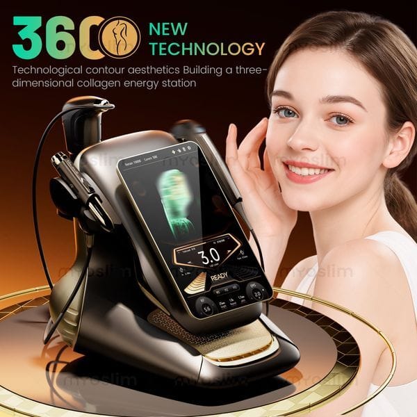 Professional 3 Handles 360 Max 25D Hifu Machine Face Lift Wrinkle Removal Body Slim 3 in 1 EMS RF Suitable for Beauty Salons