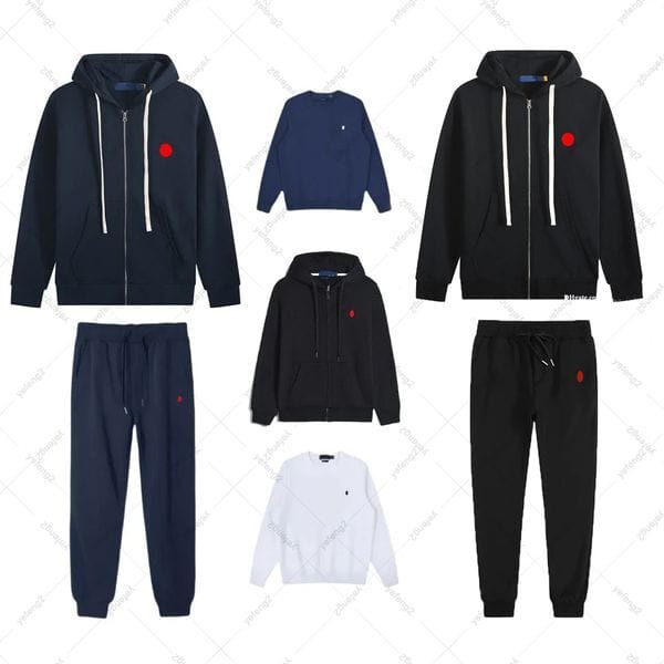 Color: Dark Grey - Size: Asian Size xl - mens tracksuit designer sets sportswear mens polo tracksuit pullover hoodie cardigan Zipper pocket Sweat Suits Jackets
