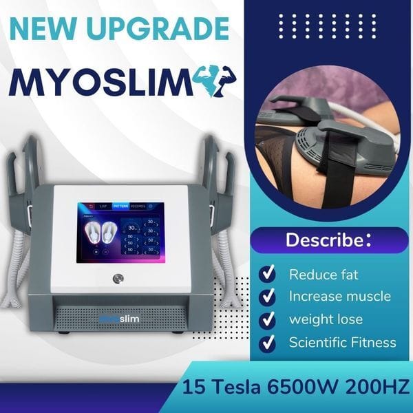 Myoslim Neo Portable Electromagnetic Body Slimming Muscle Stimulate Fat Removal Body Slimming Build Muscle EMS Machine