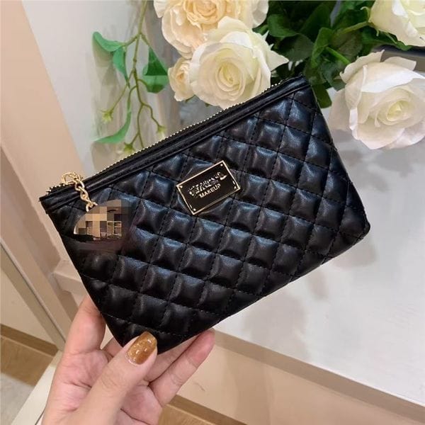 Color: Black - Premium Points Redemption Gifts: A Fashionable and Casual Diamond-shaped Bag and A Coin Purse