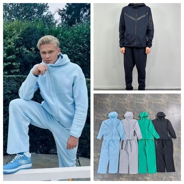 Color: S-5 - Size: S - Mens Sports Nocta Tracksuit Designer Hoodie Pants Set Two Piece Full zip hoodies sweater Tech fleece Jogger Trousers Tracksuits Bottom Trainer Sportwear
