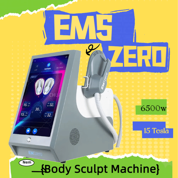 EMSzero Professional Myosilm EMS Body Sculpting Machine NEO 15Tesla 6500W 200HZ Nova Abdominal Muscle Building Slimming Hi-emt Machine