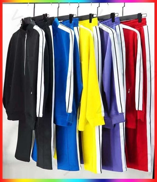 Color: No.2 - Size: US size M - Designer Tracksuits Men's and Women's Jacket Palms Tracksuits Hoodie Sweatsuits Sweat Suits Man Pants Letter Sweatshirt Long Sleeve Mens Coats Jogger Sportswear