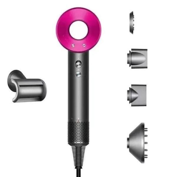 Color: purple - Hair dryers anion blower mute hairdryer hair care electric hairdrier quickdry safety egative ionic professional salon blow powerful travel