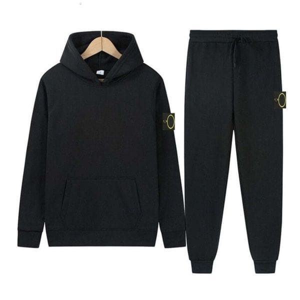 Color: 1color - Size: M - Stone Tracksuit Islandae Jumper Compass Badge Men's Casual Sports Tracksuits Jacket Hoodie Pants Women Sport Hoodies Topstoney Suit Sportswear Clothes C39