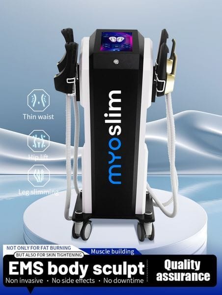 EMS Body Sculpt 15Tesla 6500w EMS Body Slimming Fat Burning Muscle Sculpting Electromagnetic Stimulate Sculpt Device