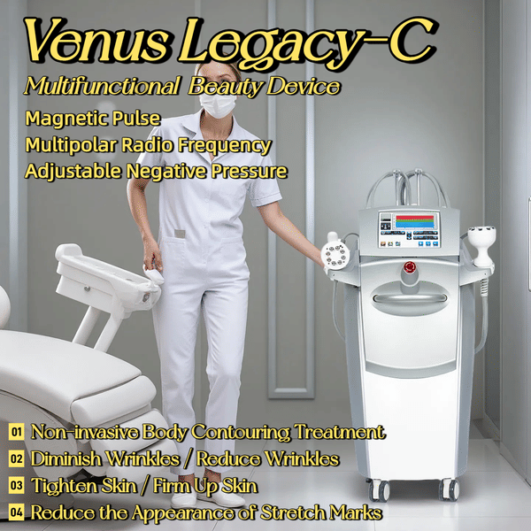 VENUS LEGA-C 4D Technology Multi-stage Radio Frequency Reduce Wrinkles Tighten Skin Reduce Fat Restore Postpartum Body And Fade Stretch Marks Equipment