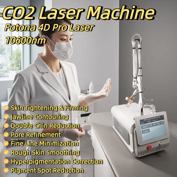 Fotona 4D Professional CO2 Laser for Deep Wrinkle Treatment Acne Scar Removal Skin Smoothing Pore Refinement Pigment Spot Reduction Skin Tightening Machine