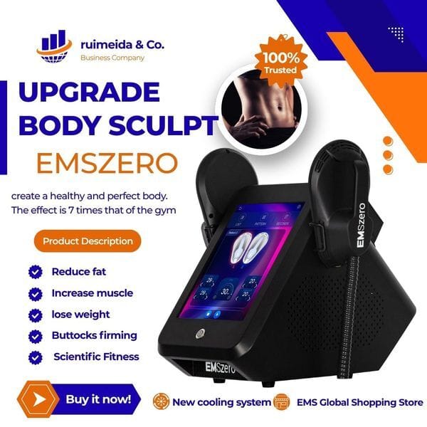 EMS Body Sculpting and Muscle Toning Machine EMSZERO HI-emt 200HZ 15Tesla Tighten Skin Build Abs Non-Invasive Beauty Salon Equipment