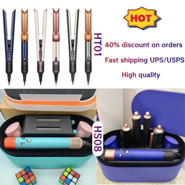 HS08/HS05 7-in-1 curling iron styling tool product curling iron hair dryer comb professional Rapid prototyping curly hair Salon Hair Care